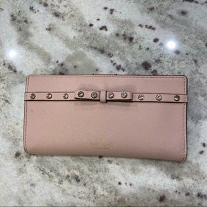 ❌SOLD❌Kate Spade Dusty Pink Bifold Wallet